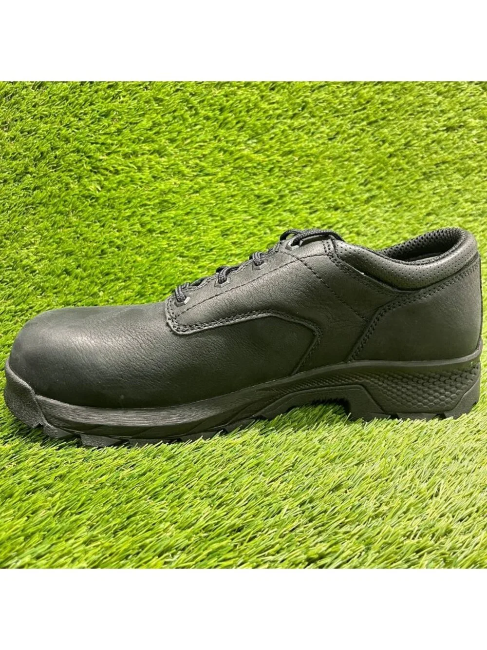 Timberland Pro Titan EV Mens Size 14E Triple Black Composite Toe Oxford Shoes